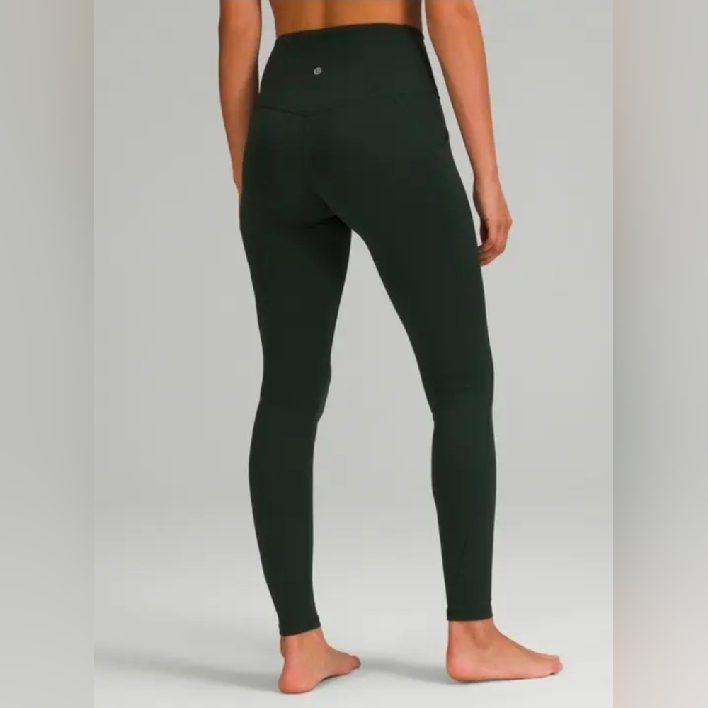Lululemon Womens Green Align Pants Size 2 NWT $128 Pockets 28"